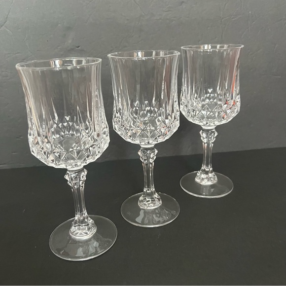 Set of 3 Crystal Wine Glasses 6,5” d’Argues - Picture 3 of 8